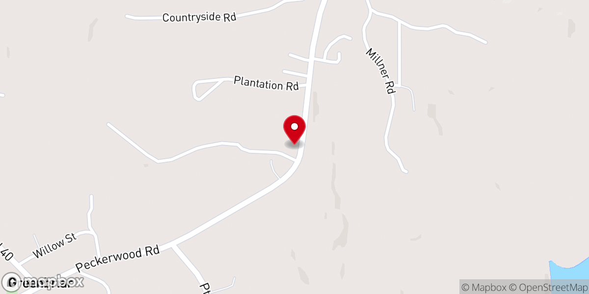 Map showing location of New Rocky Mount Baptist Church