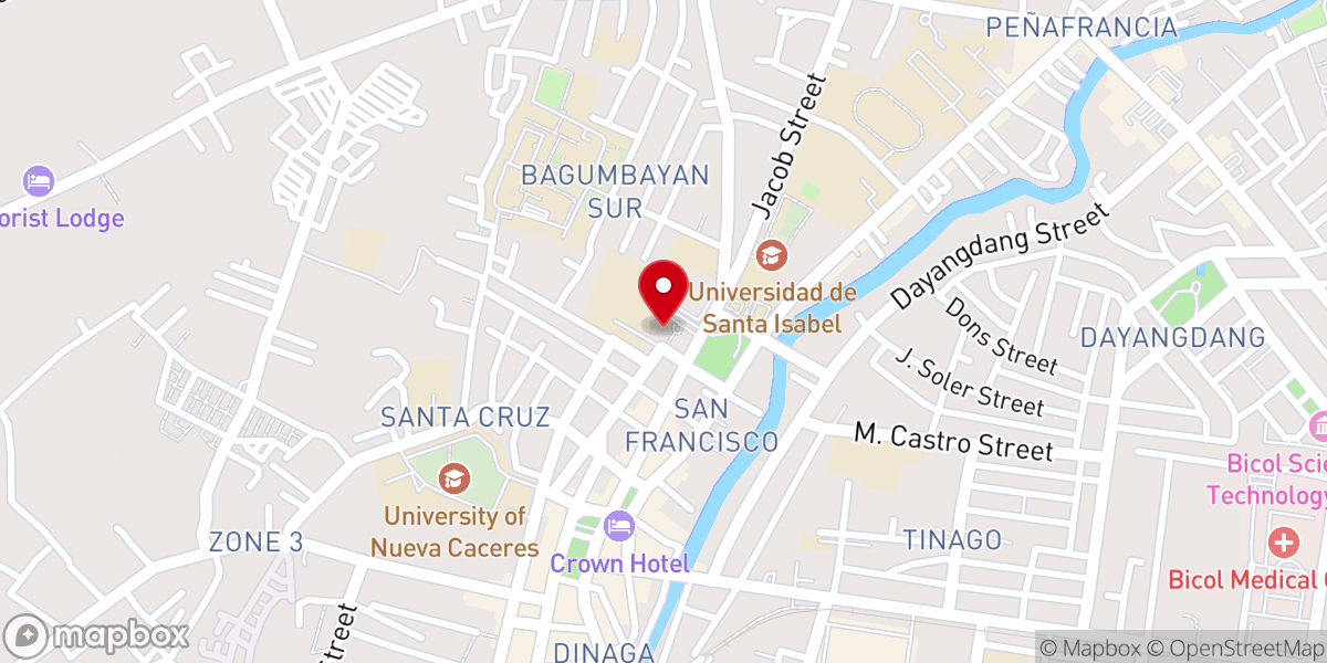 Map showing location of St. John The Evangelist