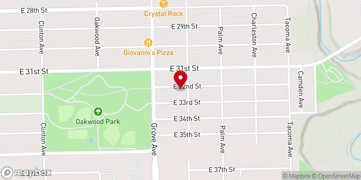 Map showing location of SS Peter & Paul Orthodox Church