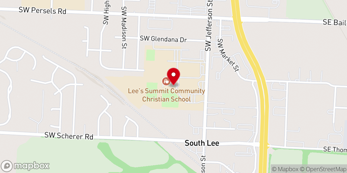 Map showing location of Spirit of Faith Family Church-KC