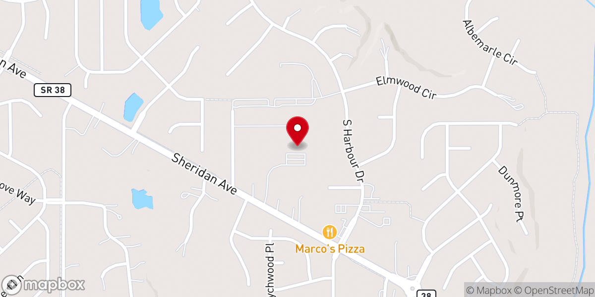 Map showing location of Life Church Noblesville