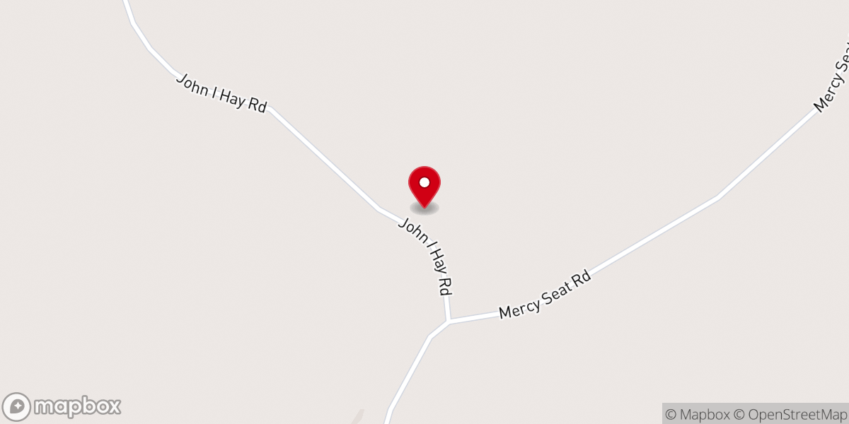 Map showing location of Old Sweetwater Cemetary