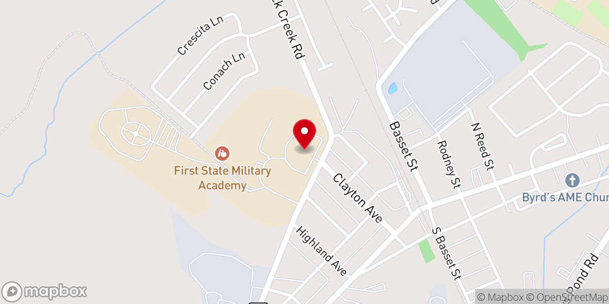 Map showing location of Saint Josephs Catholic Church