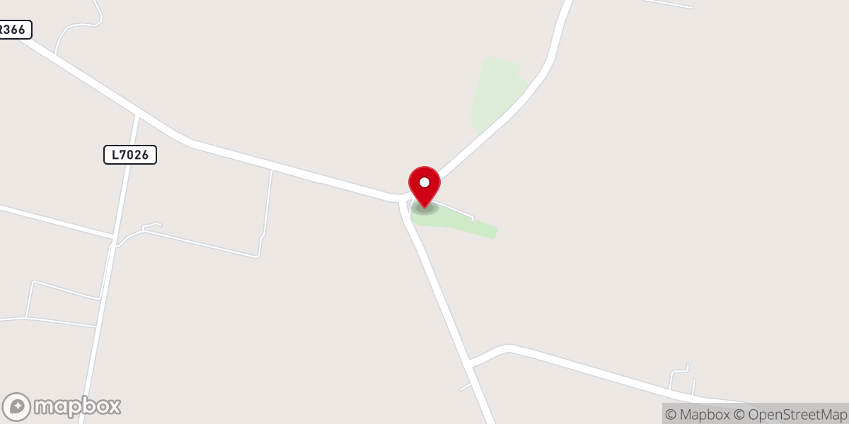 Map showing location of Fuerty Abbey, Church and Ancient Graveyard
