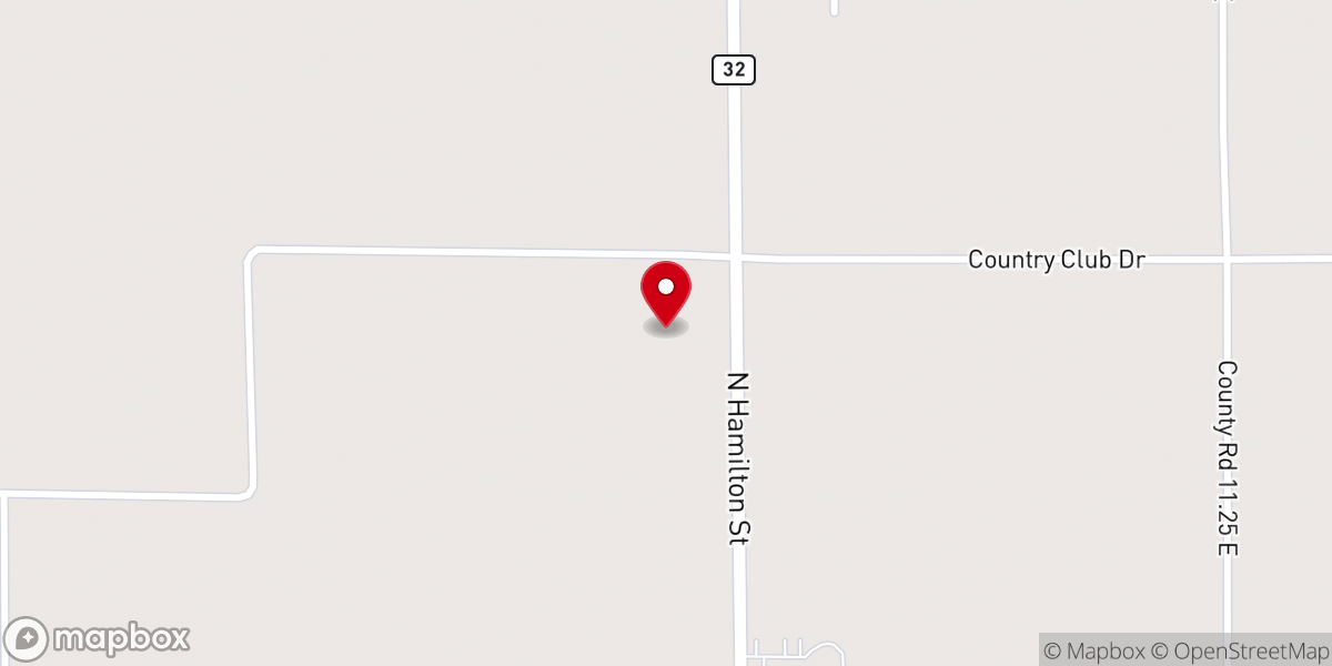 Map showing location of Vineyard Church Sullivan