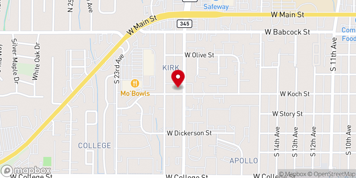 Map showing location of Alliance Fellowship