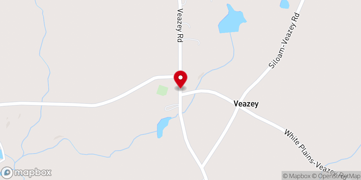 Map showing location of Bethel Church