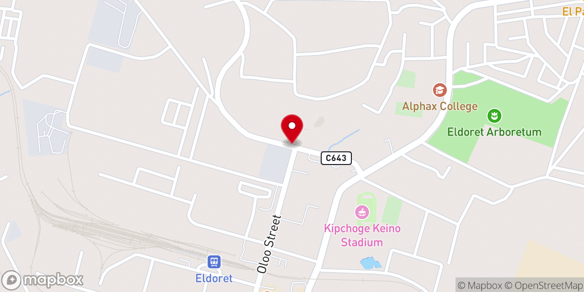 Map showing location of Presbyterian Church Of East Africa_Ayub Kinyua