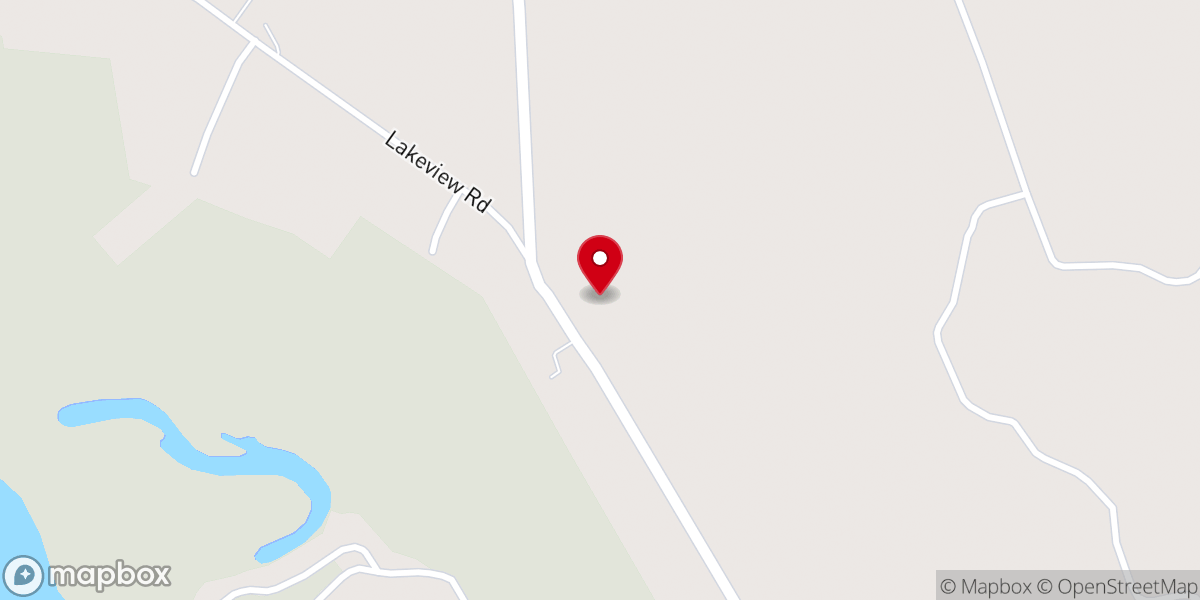Map showing location of Lakeview Baptist Church Parsonage