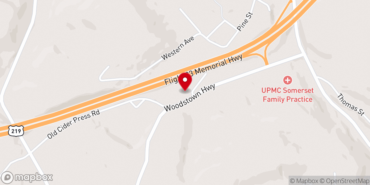 Map showing location of St Francis Caring and Sharing Thrift Store