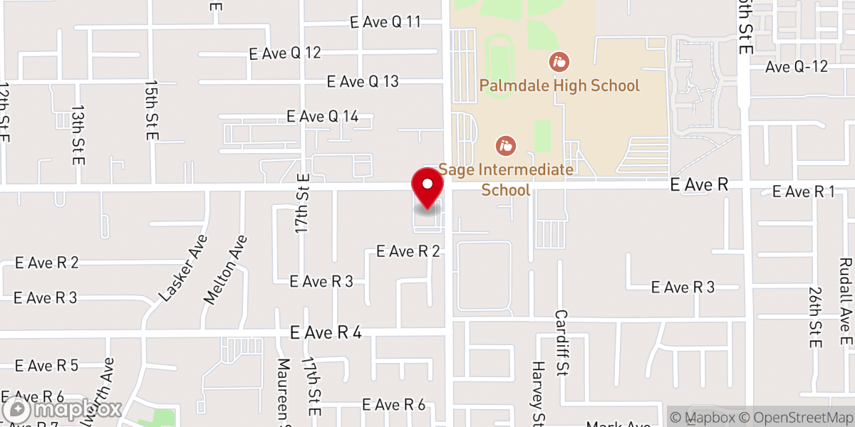 Map showing location of Horizon Community Church