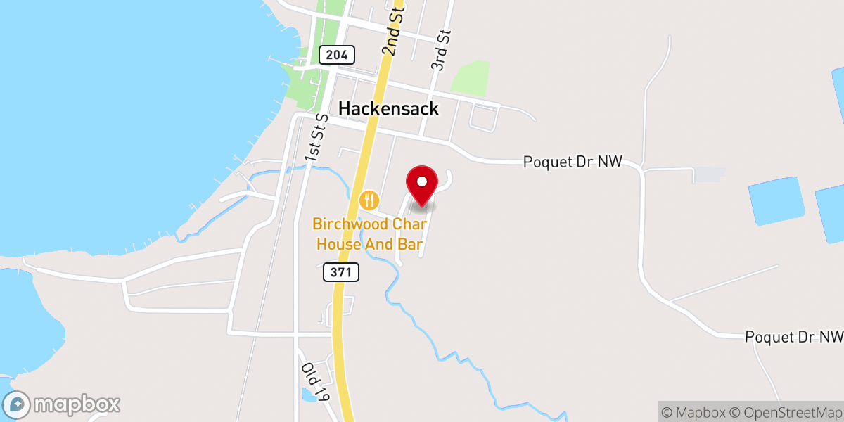 Map showing location of St Paul's Lutheran Church