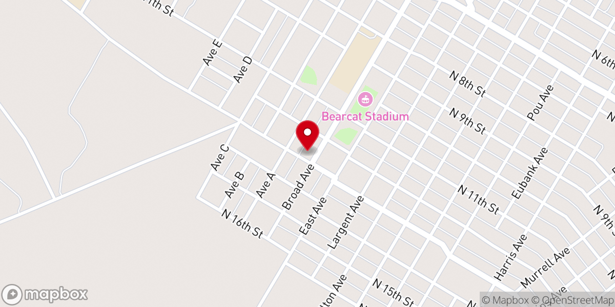 Map showing location of First Church of God