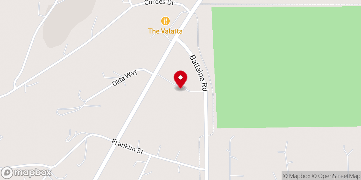 Map showing location of Goldstream Valley Baptist Chapel