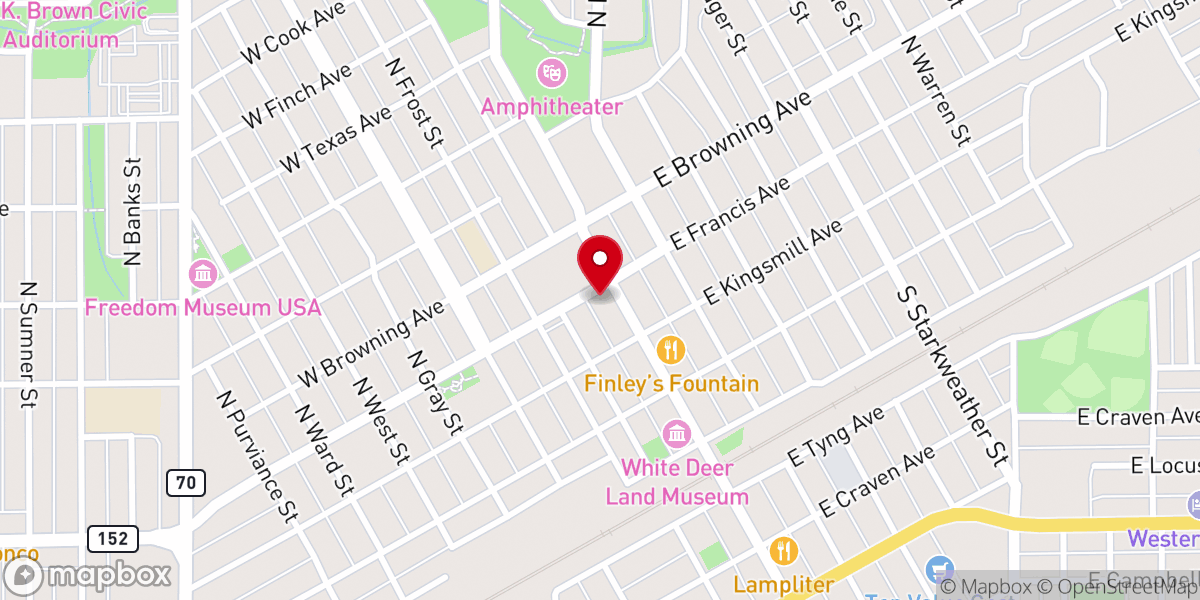 Map showing location of Redeemer Pampa
