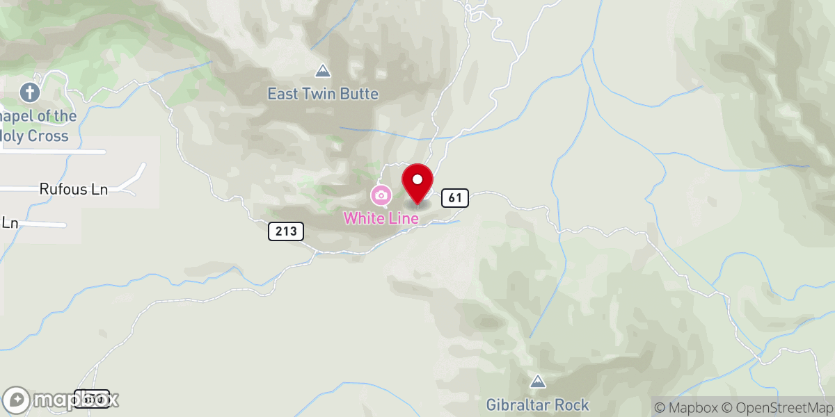 Map showing location of Chicken Point Overlook