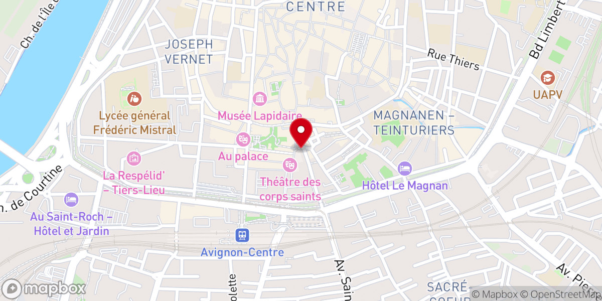 Map showing location of Chapelle Saint-Michel
