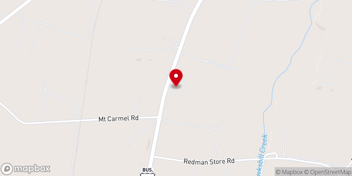 Map showing location of Mt. Carmel Christian Academy