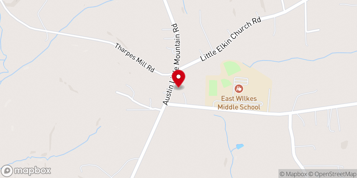 Map showing location of Macedonia Baptist Church