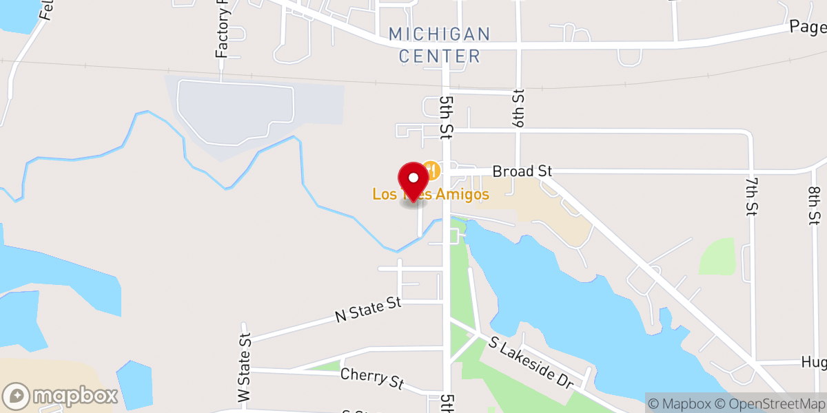 Map showing location of Pentecostal Lighthouse Church