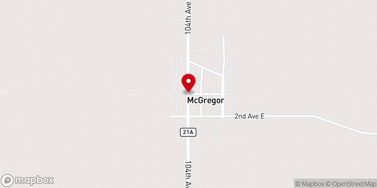 Map showing location of Zion Lutheran Church