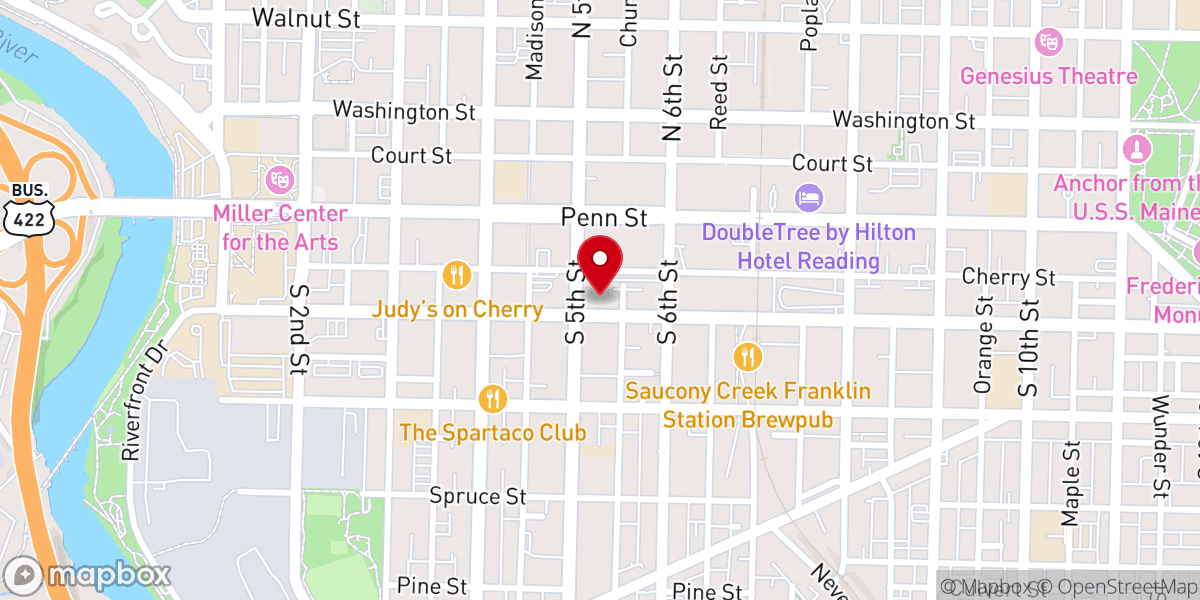 Map showing location of Lighthouse Christian Center