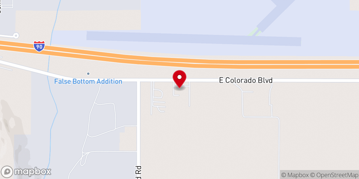 Map showing location of Faith Bible Church
