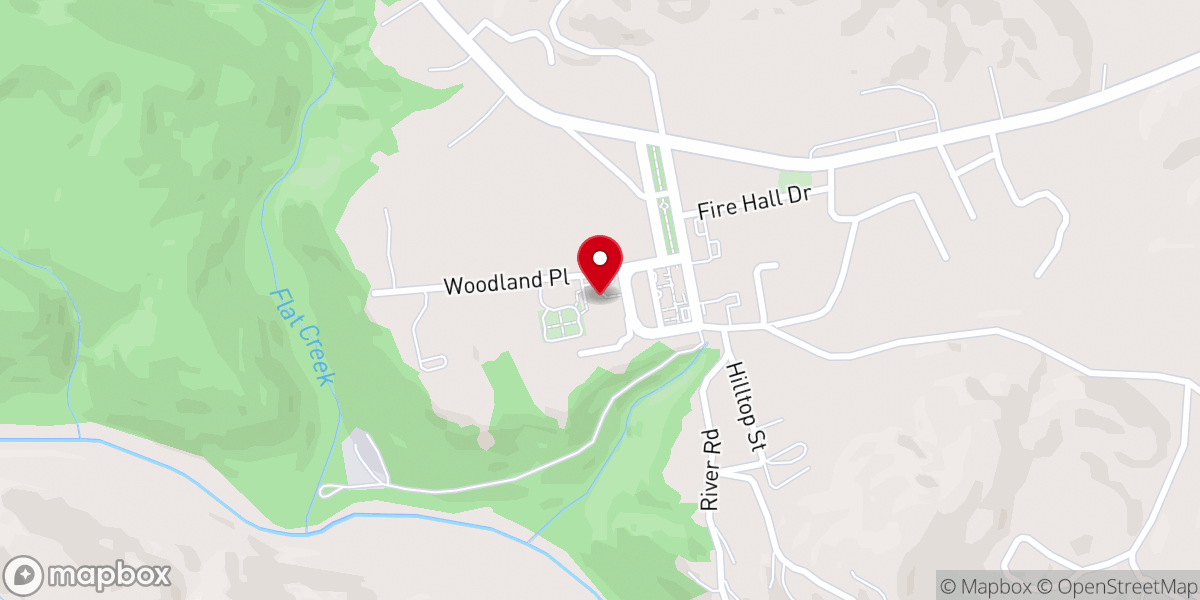 Map showing location of First Presbyterian Church