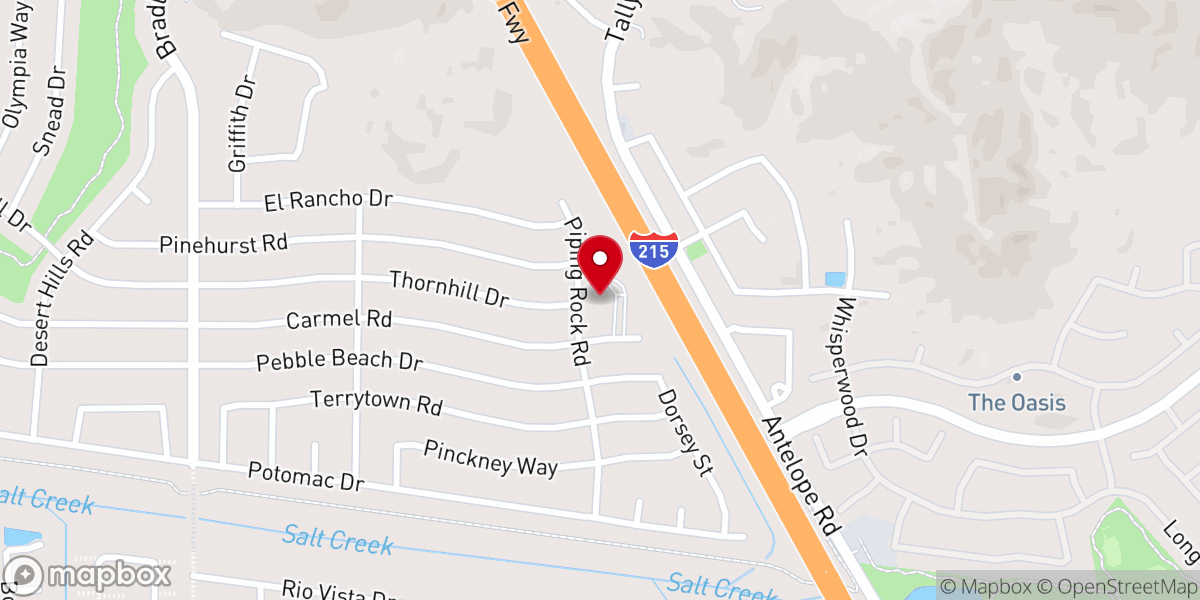 Map showing location of Sun City United Methodist Church