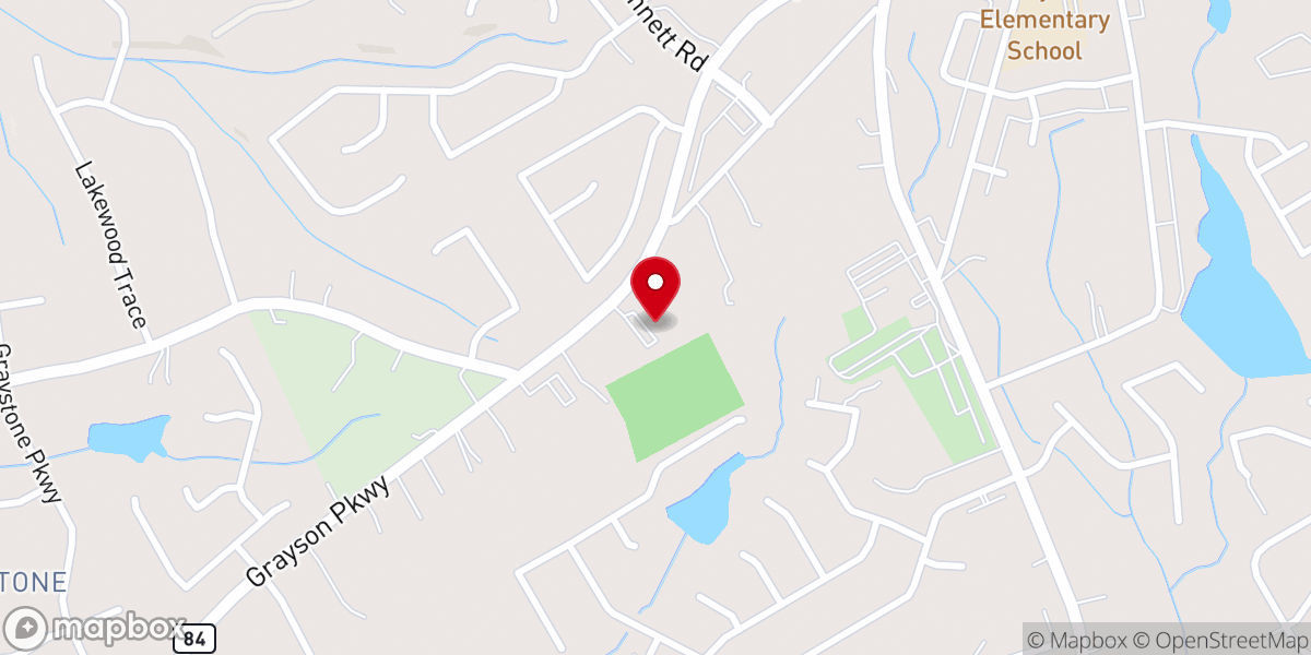 Map showing location of Faith Community Church