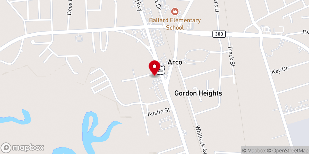 Map showing location of Christian Renewal Church of Brunswick