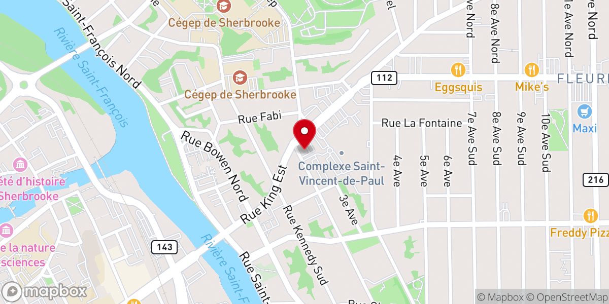Map showing location of L'Assemblée
