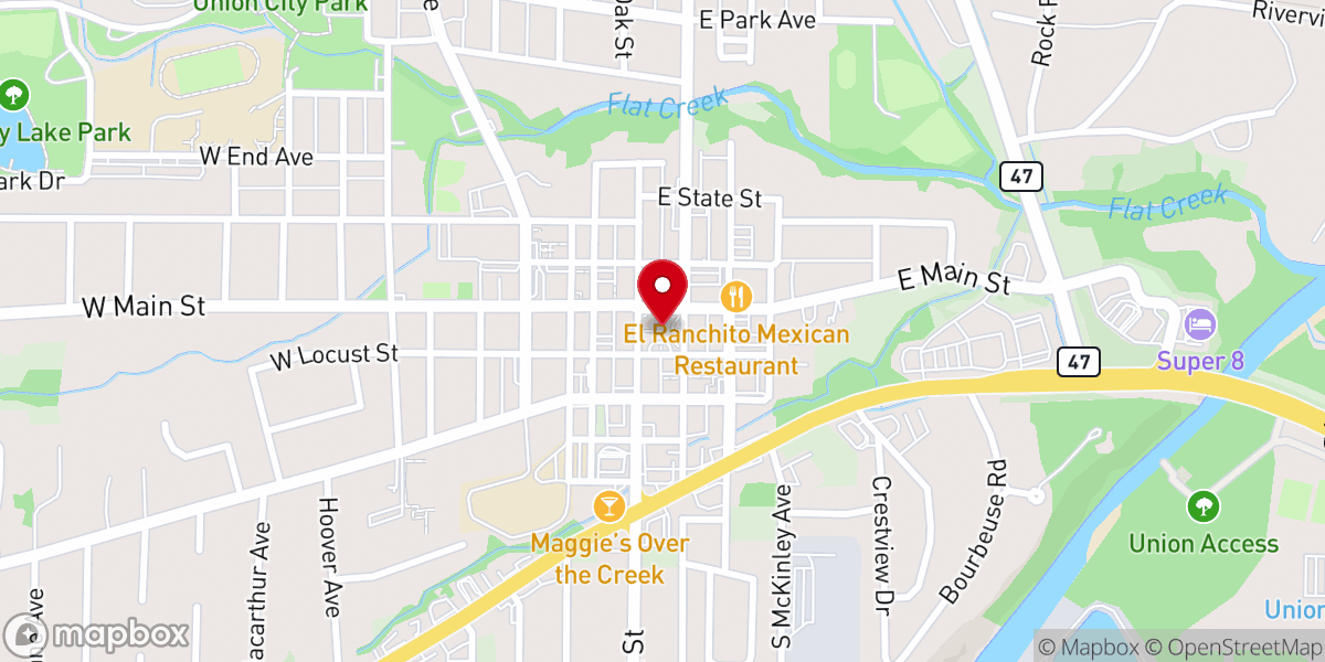 Map showing location of Franklin County Prosecuting Atty