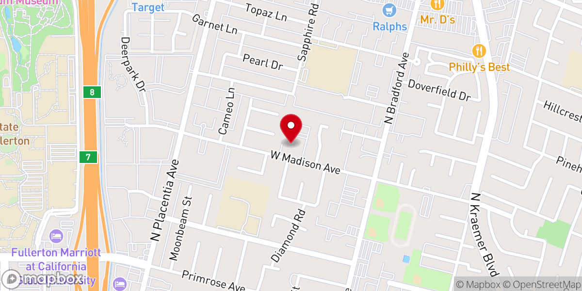 Map showing location of Holy Cross Melkite Catholic Church