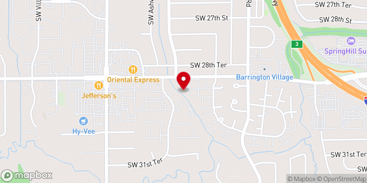 Map showing location of American Baptist Churches