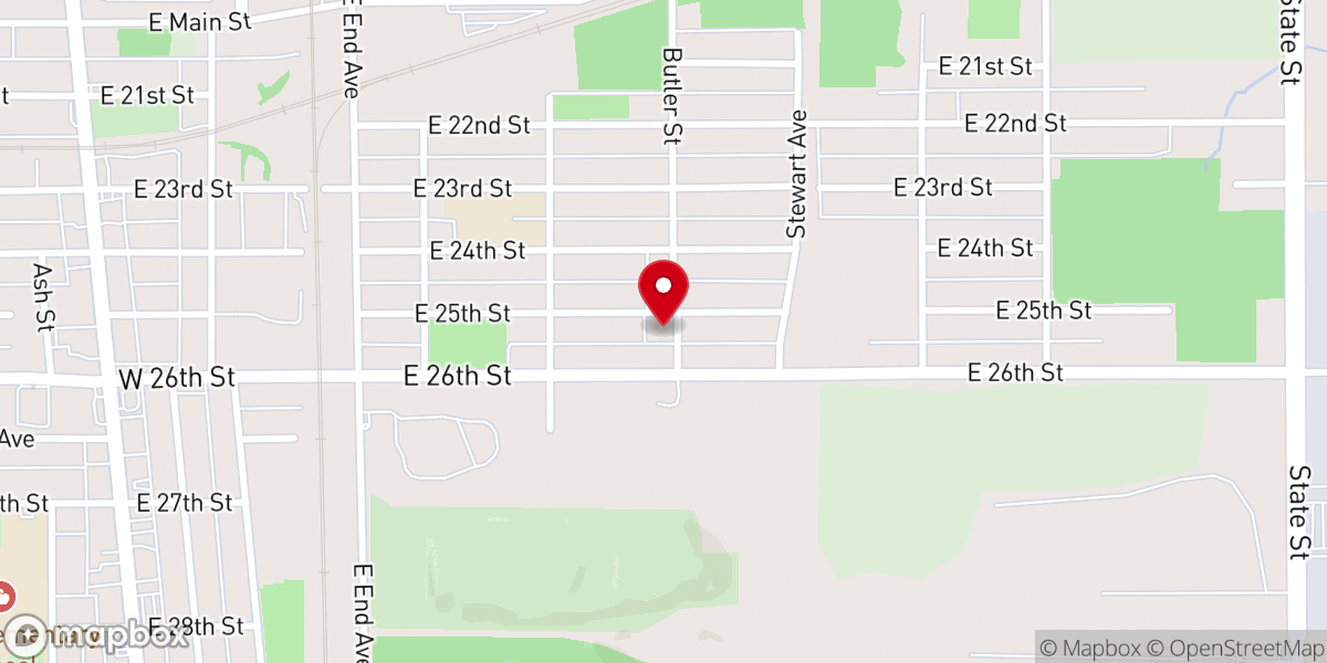 Map showing location of St Paul Catholic Church