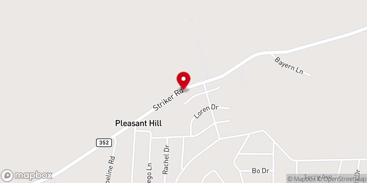 Map showing location of Corrigan Seventh Day Adventist