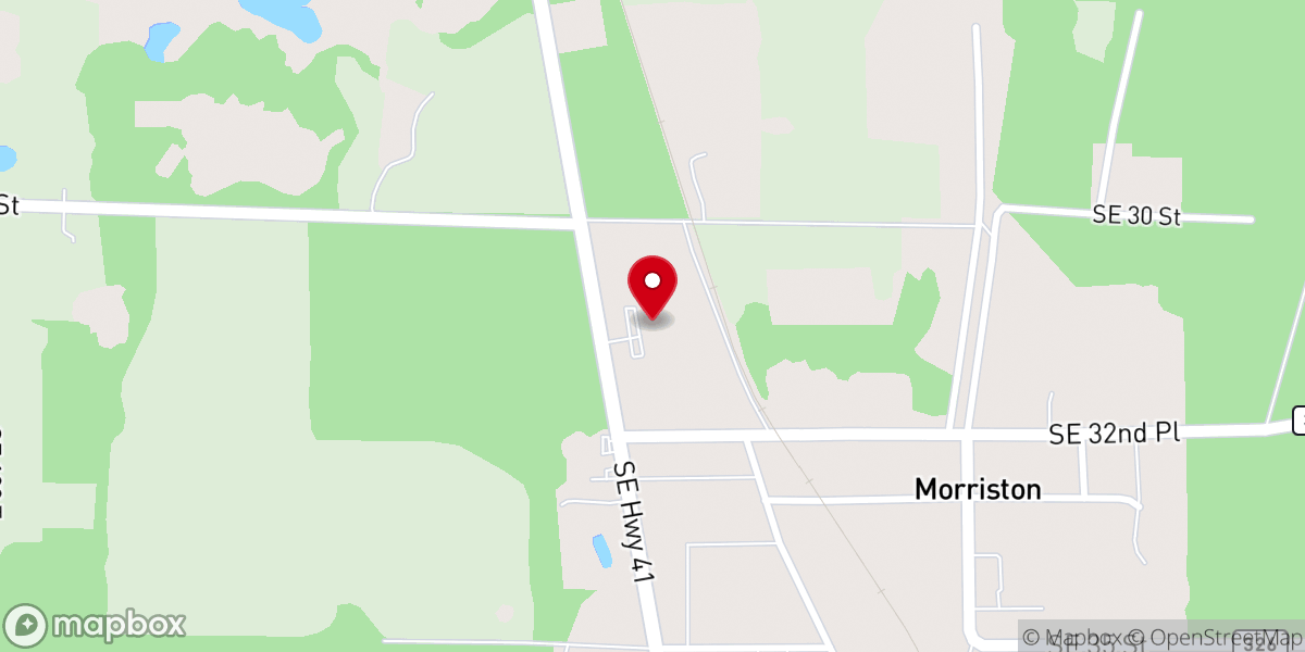 Map showing location of Morriston Baptist Church
