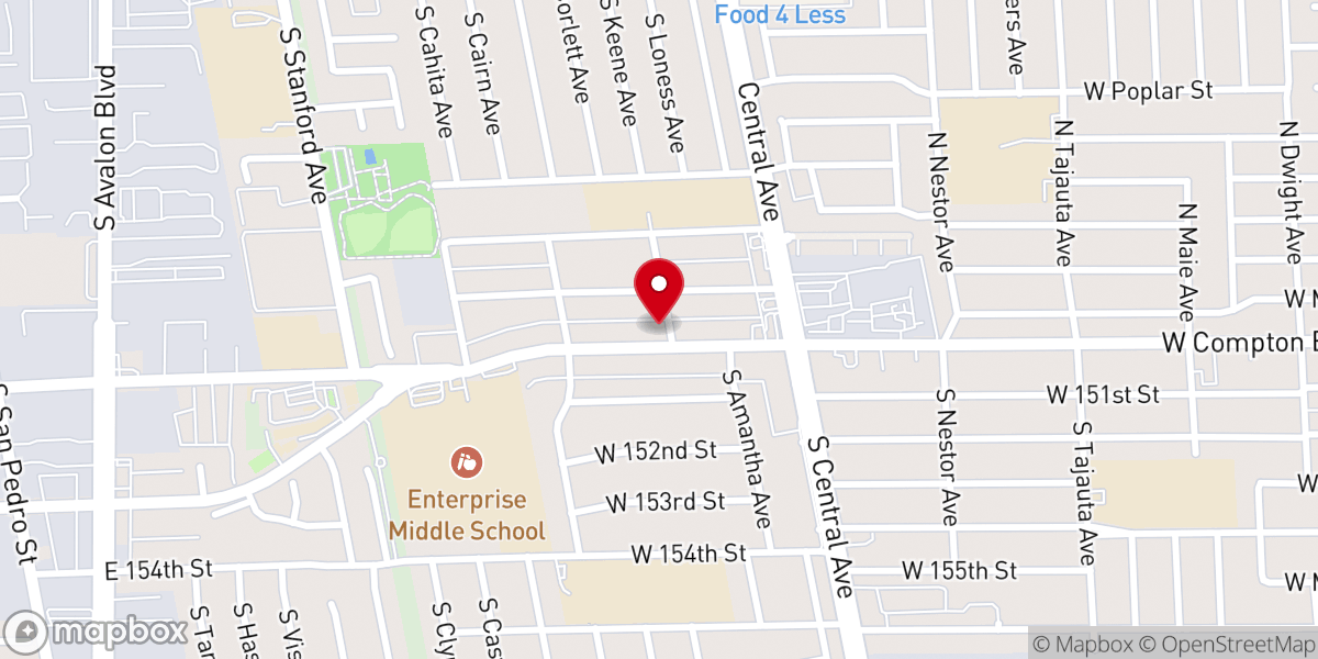 Map showing location of Christ St John Baptist Church