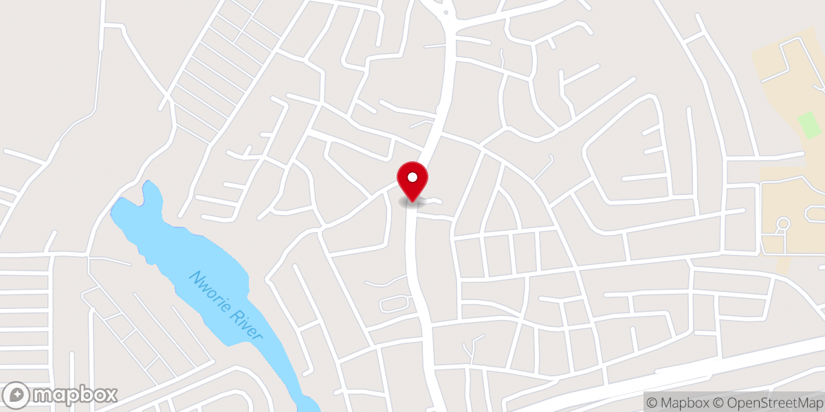 Map showing location of RCCG King of Kings Zonal Headquarters