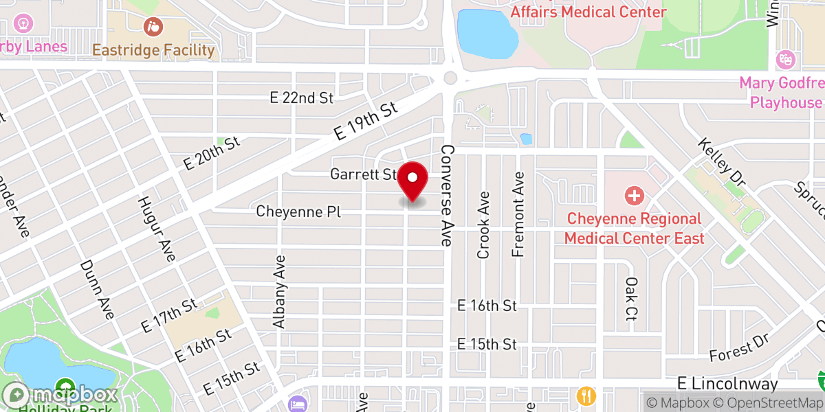 Map showing location of Victory Missionary Baptist Church