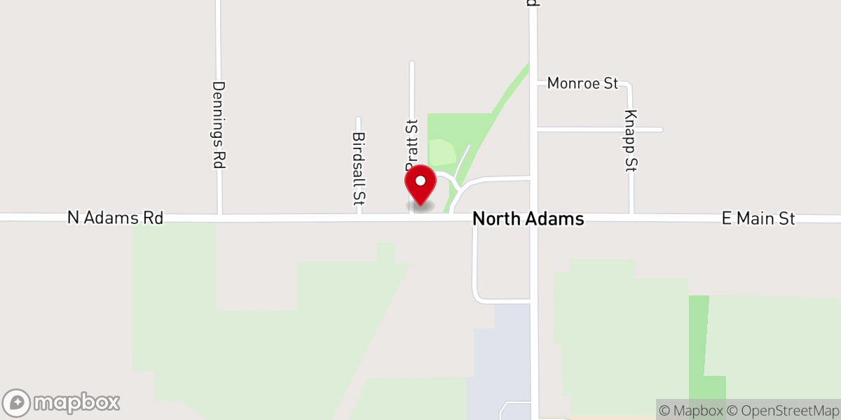 Map showing location of North Adams Untd Methodist Prsng