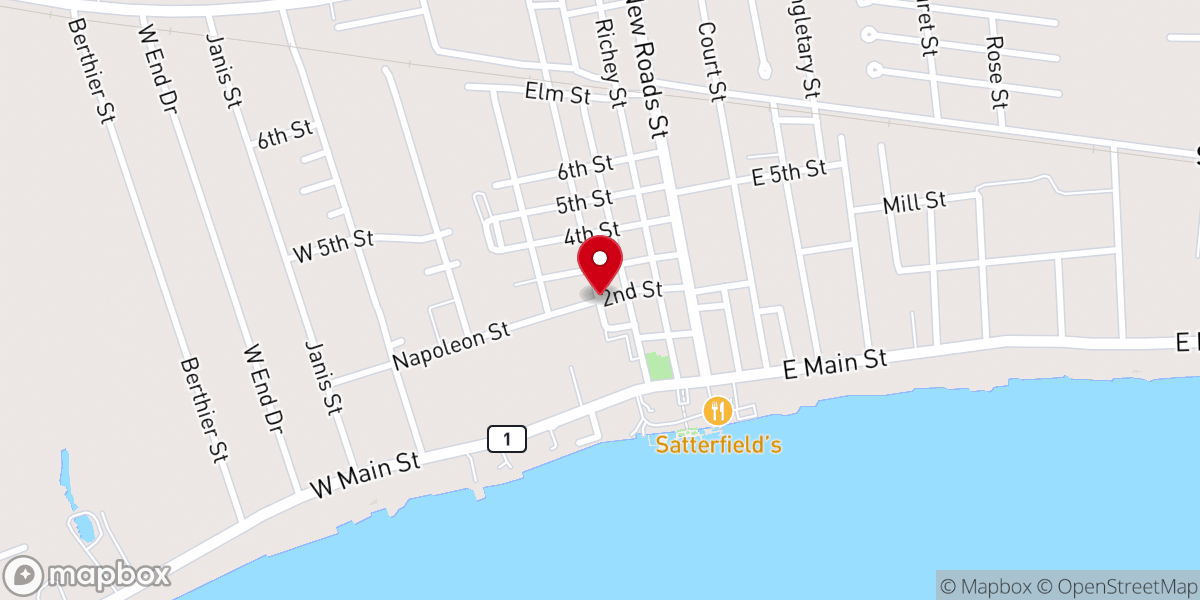 Map showing location of Pointe Coupee Comm Advancement