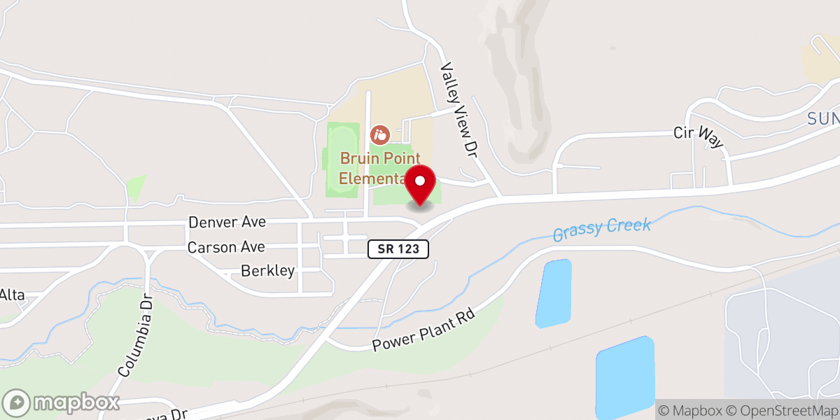 Map showing location of Trinity Episcopal Church