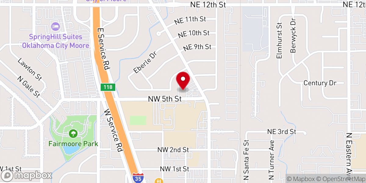 Map showing location of Roots Church