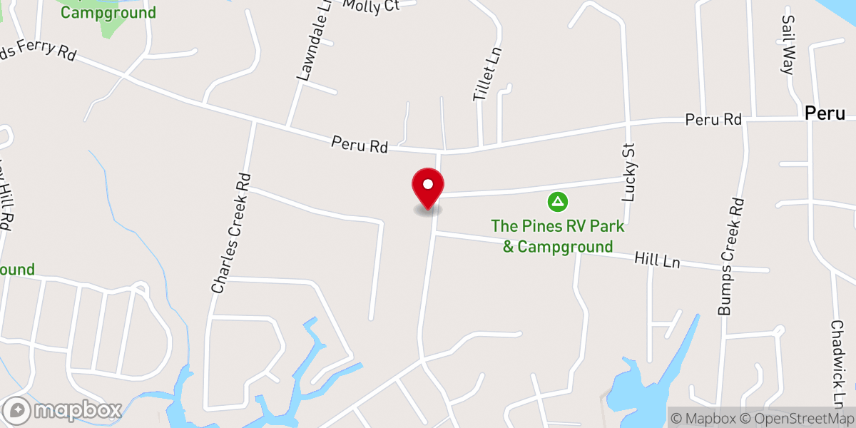 Map showing location of Freedom Road Ministries