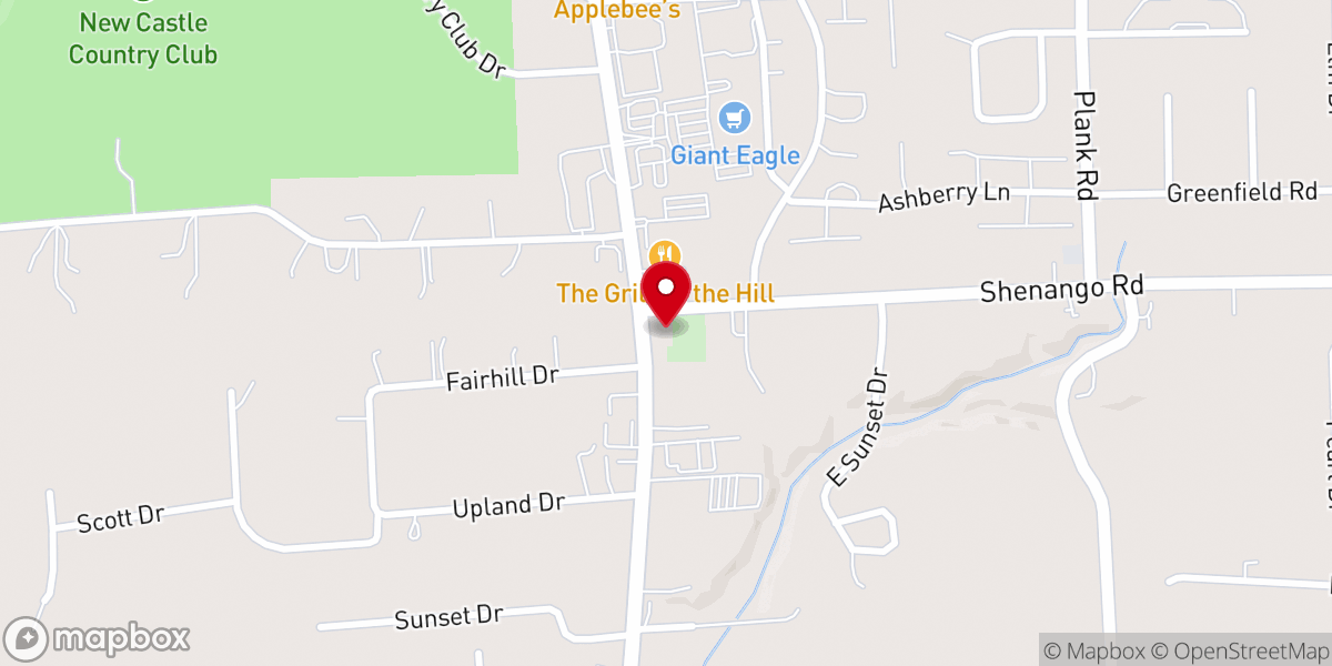 Map showing location of Sovereign Grace Presbyterian Church in America