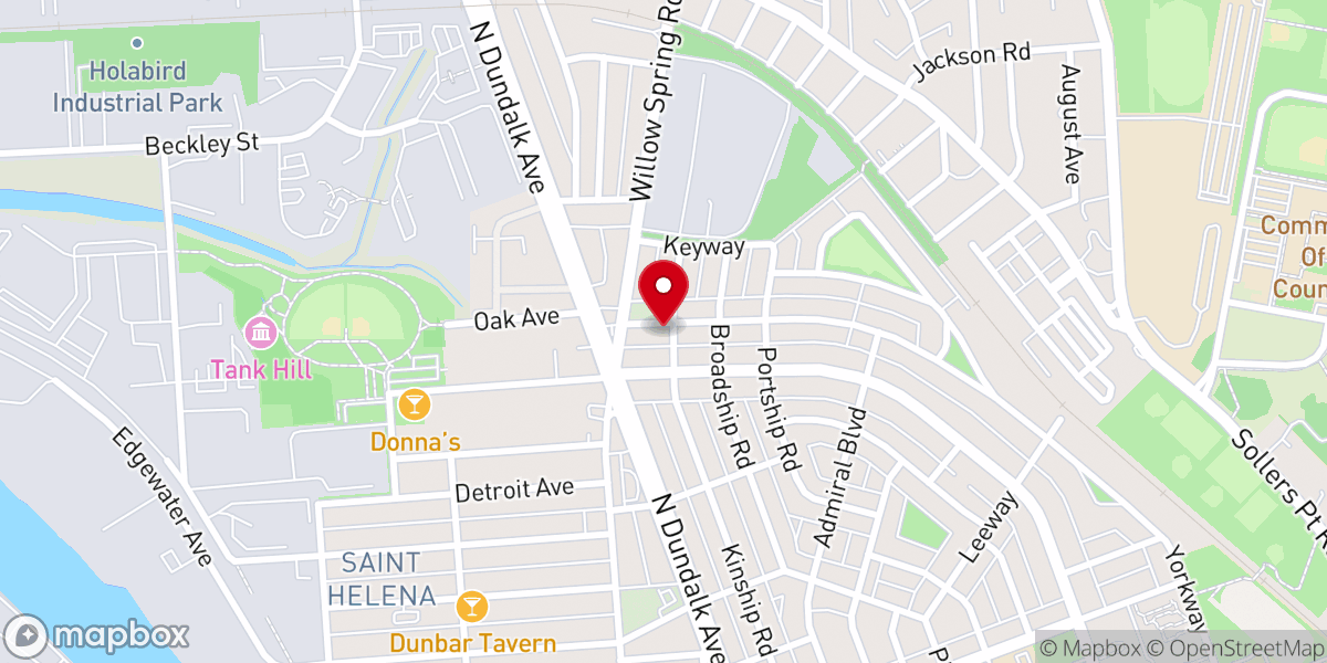 Map showing location of Church of God at Dundalk