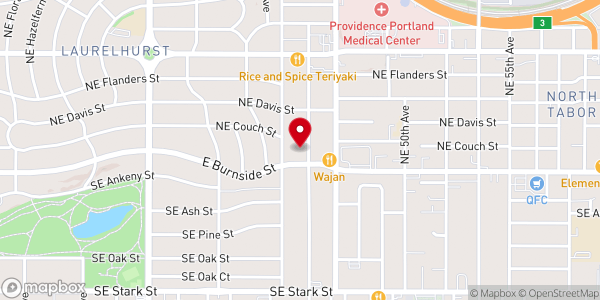 Map showing location of First Covenant Church