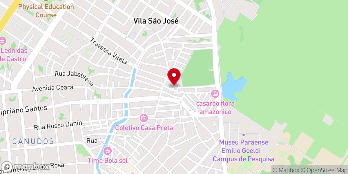 Map showing location of Assembleia De Deus Belem Para Brasil